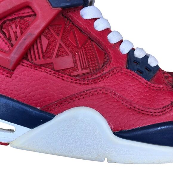 RARE 2019 Air Jordan 4 Retro GS 'FIBA' Size 7.5 - Picture 7 of 16